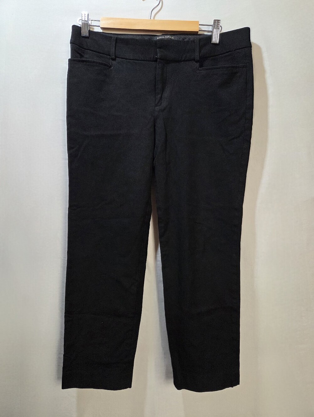 Banana Republic Size 10 Women Pants Sloan Mid Rise Casual Office Work Black